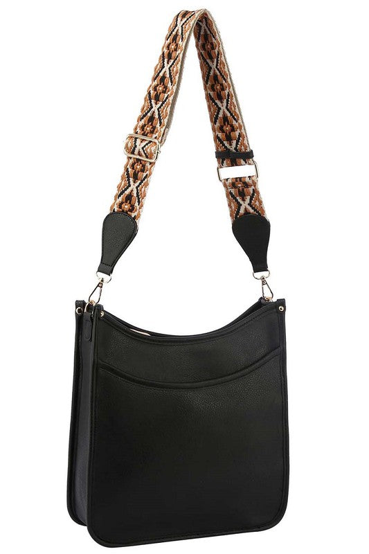 Designer Black Handbag with Shoulder Strap – D. Islandsuga Closet LLC