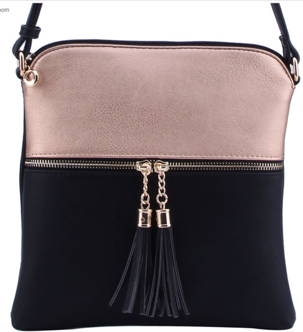 Two-Tone Crossbody