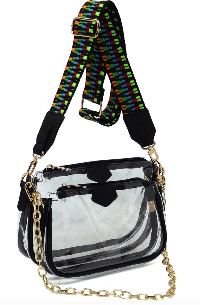 Guitar Strap Backpack Purse (Multi-color Strap)