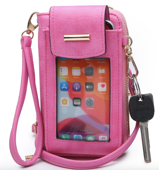 Window Cellphone Crossbody Wallet