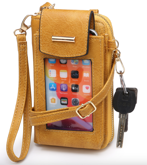 Window Cellphone Crossbody Wallet