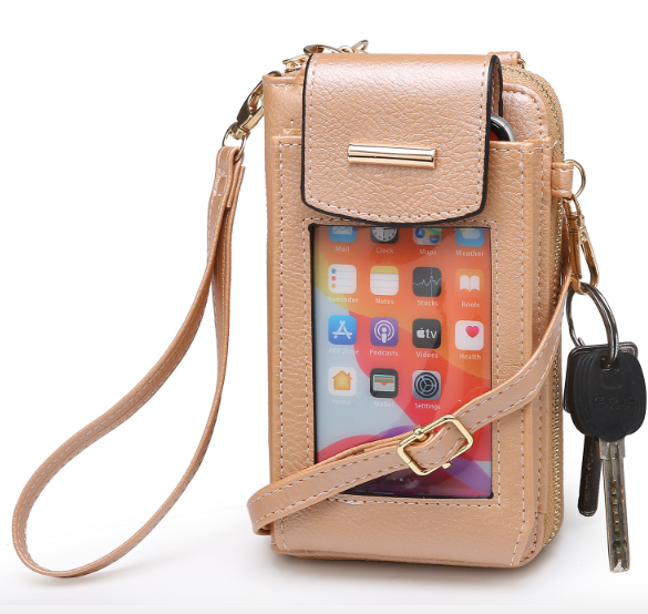 Window Cellphone Crossbody Wallet