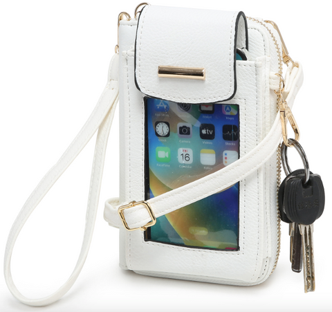 Window Cellphone Crossbody Wallet