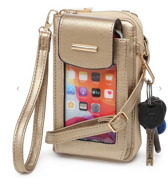 Window Cellphone Crossbody Wallet