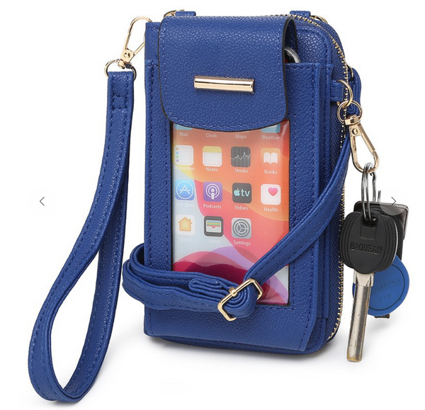 Window Cellphone Crossbody Wallet