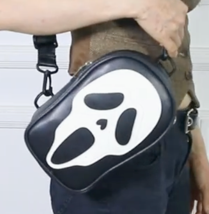 Hollow White Ghost Crossbody Sling