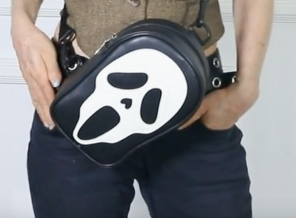 Hollow White Ghost Crossbody Sling