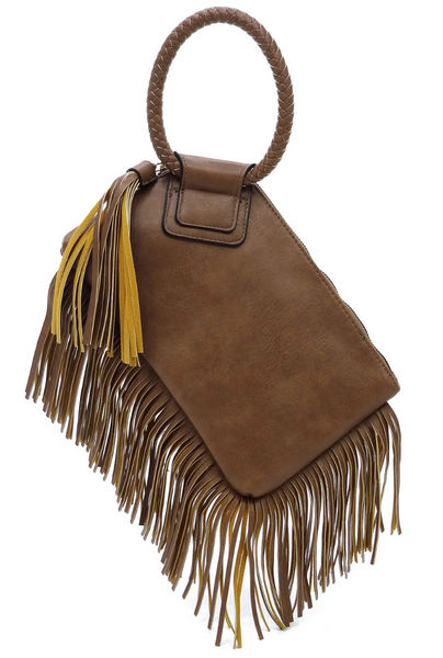 Fringe Wristlet Clutch