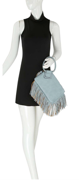 Fringe Wristlet Clutch