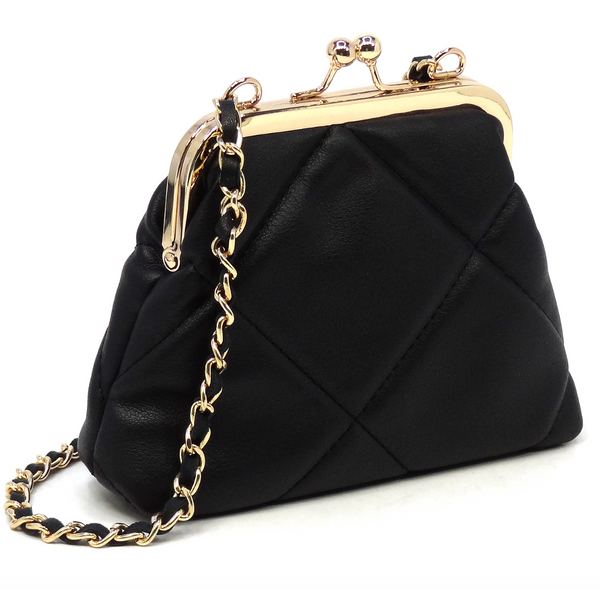 Kissing Clasp Evening Bag