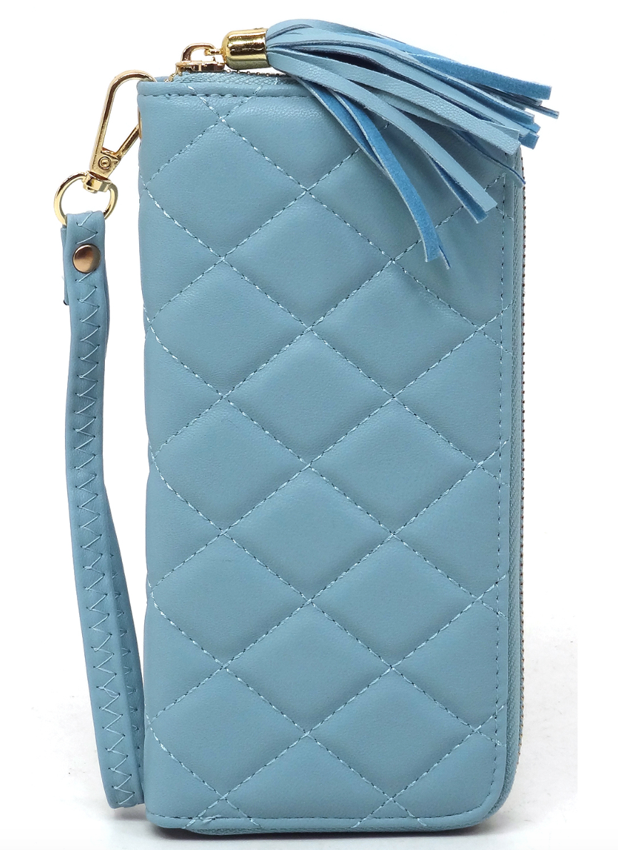 Quilted Wristlet Wallet