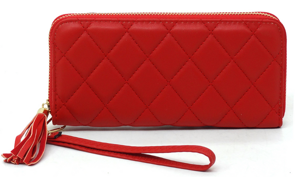 Quilted Wristlet Wallet