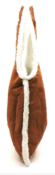Suede Sherpa Tote
