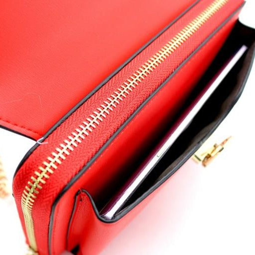 Chain Crossbody Wallet Purse