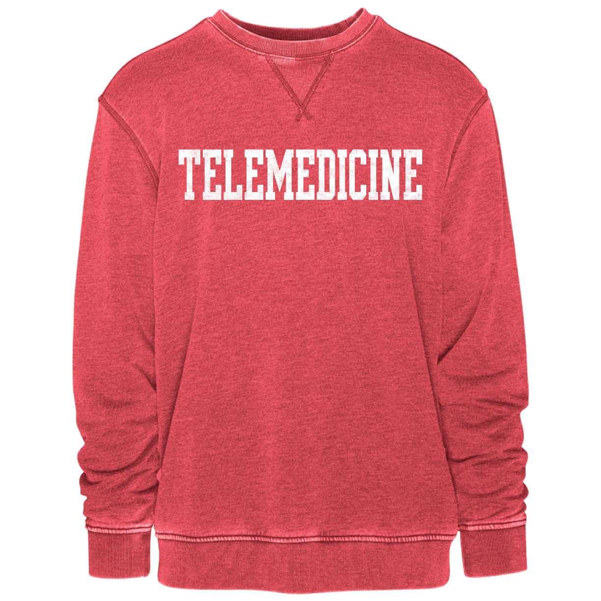 Work TELEMEDICINE Vintage Crew Sweatshirt