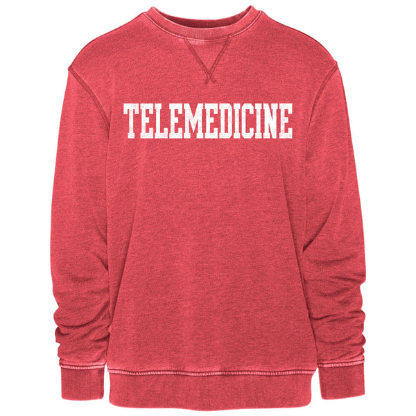 Work TELEMEDICINE Vintage Crew Sweatshirt