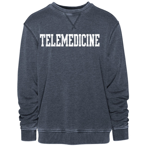 Work TELEMEDICINE Vintage Crew Sweatshirt