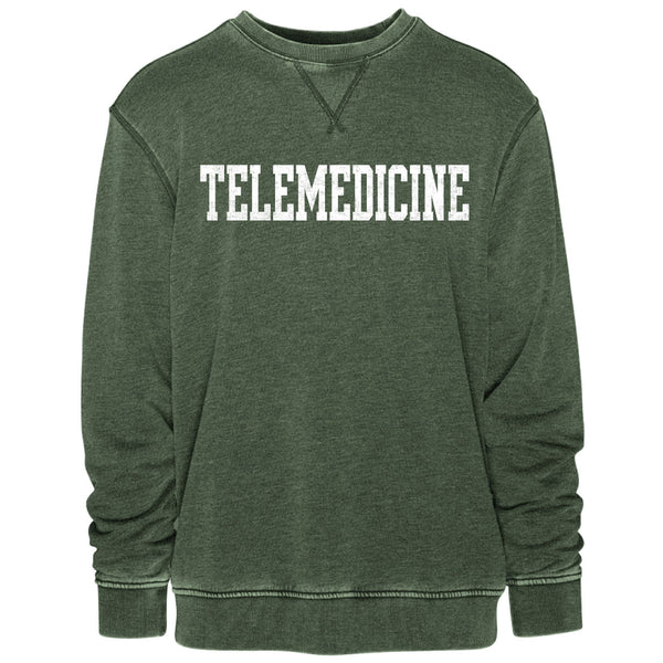 Work TELEMEDICINE Vintage Crew Sweatshirt