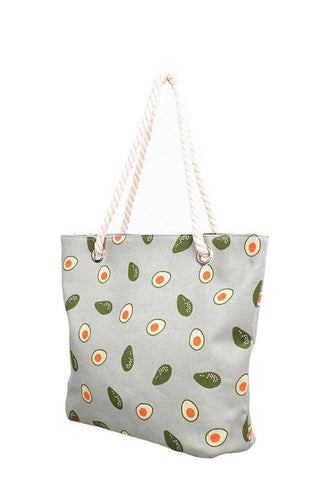 Avocado Print Tote Bag