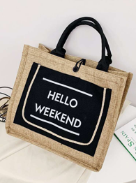 Hello Weekend Tote