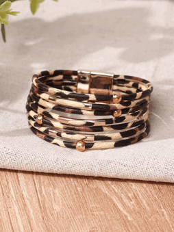 Leopard Layered Bracelet