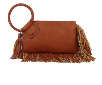 Fringe Wristlet Clutch